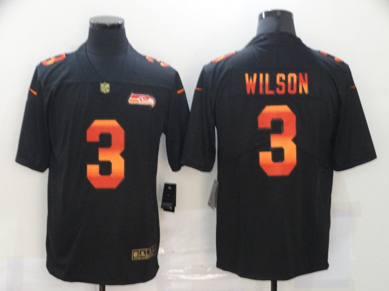 Russell Wilson Seattle Seahawks black Limited jersey