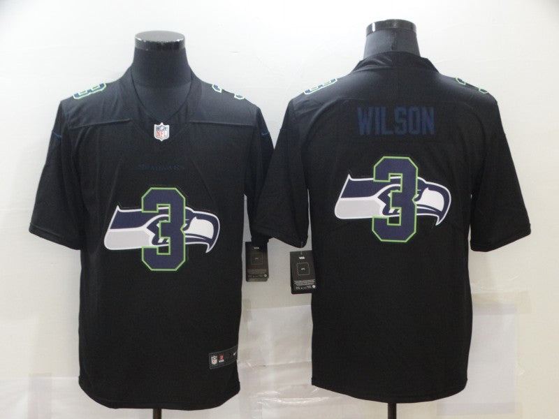 Russell Wilson Seattle Seahawks black Vapor jersey