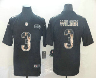 Russell Wilson Seattle Seahawks black Limited jersey