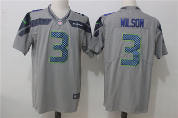Russell Wilson Seattle Seahawks gray Vapor jersey