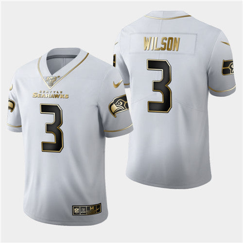 Russell Wilson Seattle Seahawks white Limited jersey