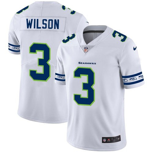 Russell Wilson Seattle Seahawks white Vapor jersey