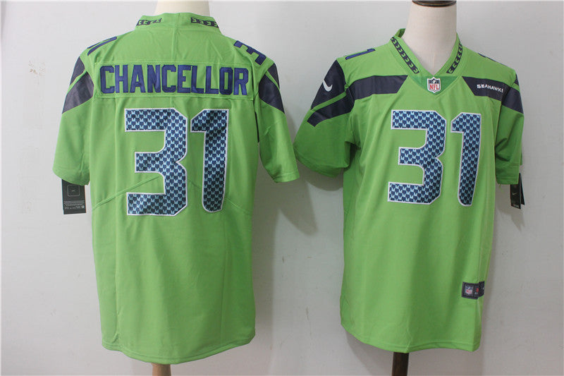 Kam Chancellor Seattle Seahawks green Vapor jersey