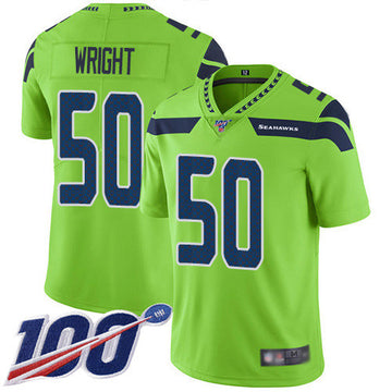 K.J. Wright Seattle Seahawks green Vapor jersey