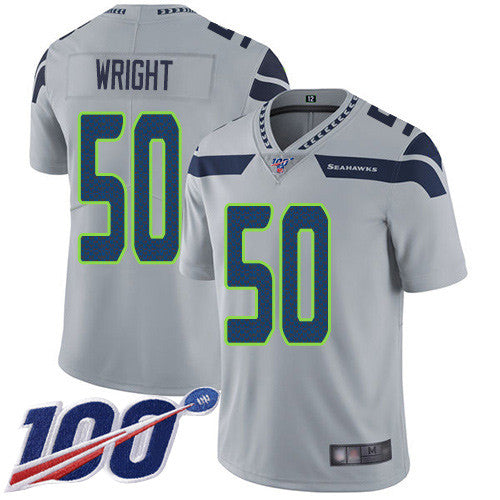 K.J. Wright Seattle Seahawks grey Vapor jersey
