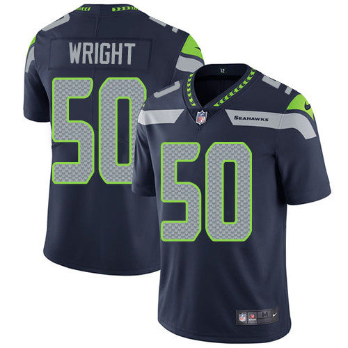 K.J. Wright Seattle Seahawks navy Vapor jersey