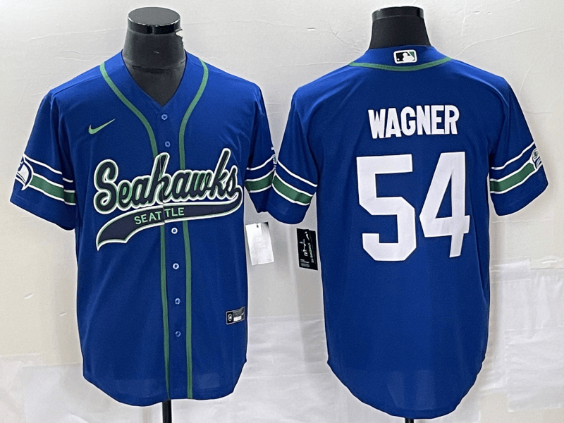Bobby Wagner Seattle Seahawks blue jersey