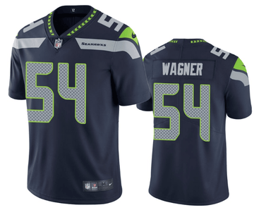 Bobby Wagner Seattle Seahawks navy Vapor jersey