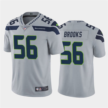 Jordyn Brooks Seattle Seahawks gray Vapor jersey