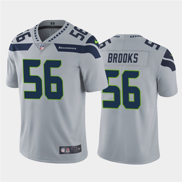 Jordyn Brooks Seattle Seahawks gray Vapor jersey