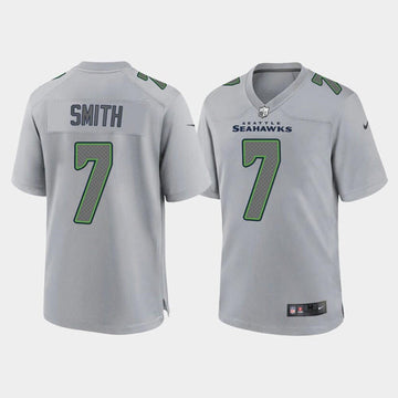 Geno Smith Seattle Seahawks gray Game jersey