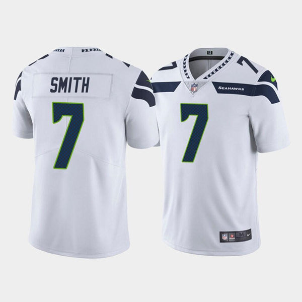 Geno Smith Seattle Seahawks white Vapor jersey