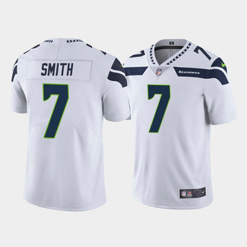 Geno Smith Seattle Seahawks white Vapor jersey