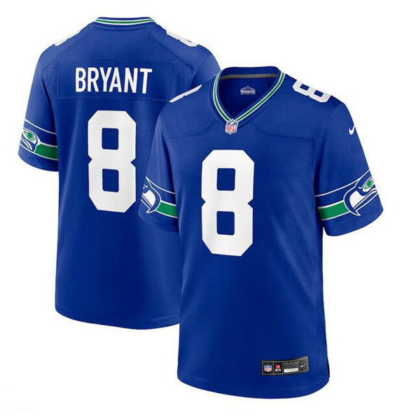 Coby Bryant Seattle Seahawks royal Game jersey