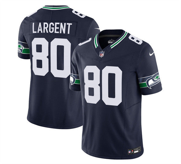Steve Largent Seattle Seahawks navy Limited jersey