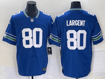 Steve Largent Seattle Seahawks blue FUSE jersey