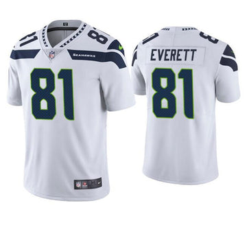 Gerald Everett Seattle Seahawks white Vapor jersey