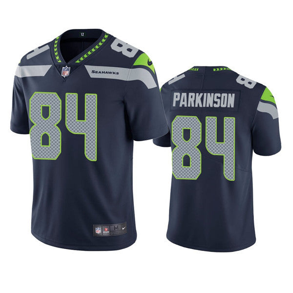 Colby Parkinson Seattle Seahawks navy Vapor jersey