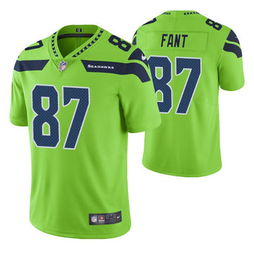 Noah Fant Seattle Seahawks green Vapor jersey