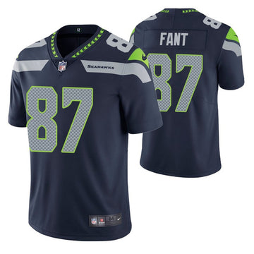 Noah Fant Seattle Seahawks navy Vapor jersey