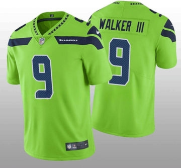 Kenneth Walker III Seattle Seahawks green Vapor jersey