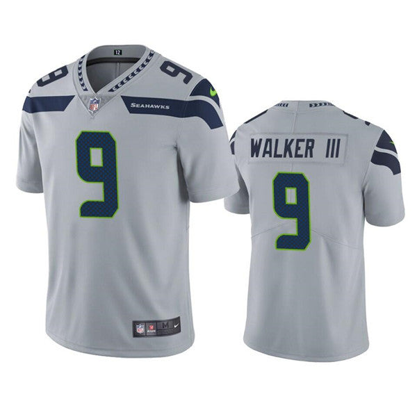 Kenneth Walker III Seattle Seahawks grey Vapor jersey