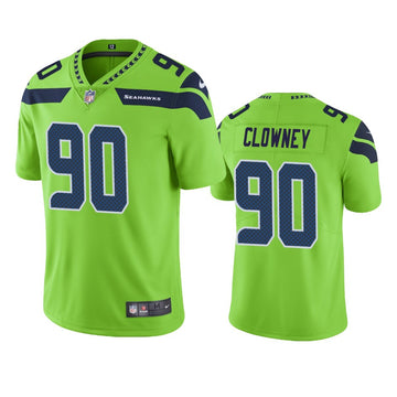 Jadeveon Clowney Seattle Seahawks green Color Rush jersey