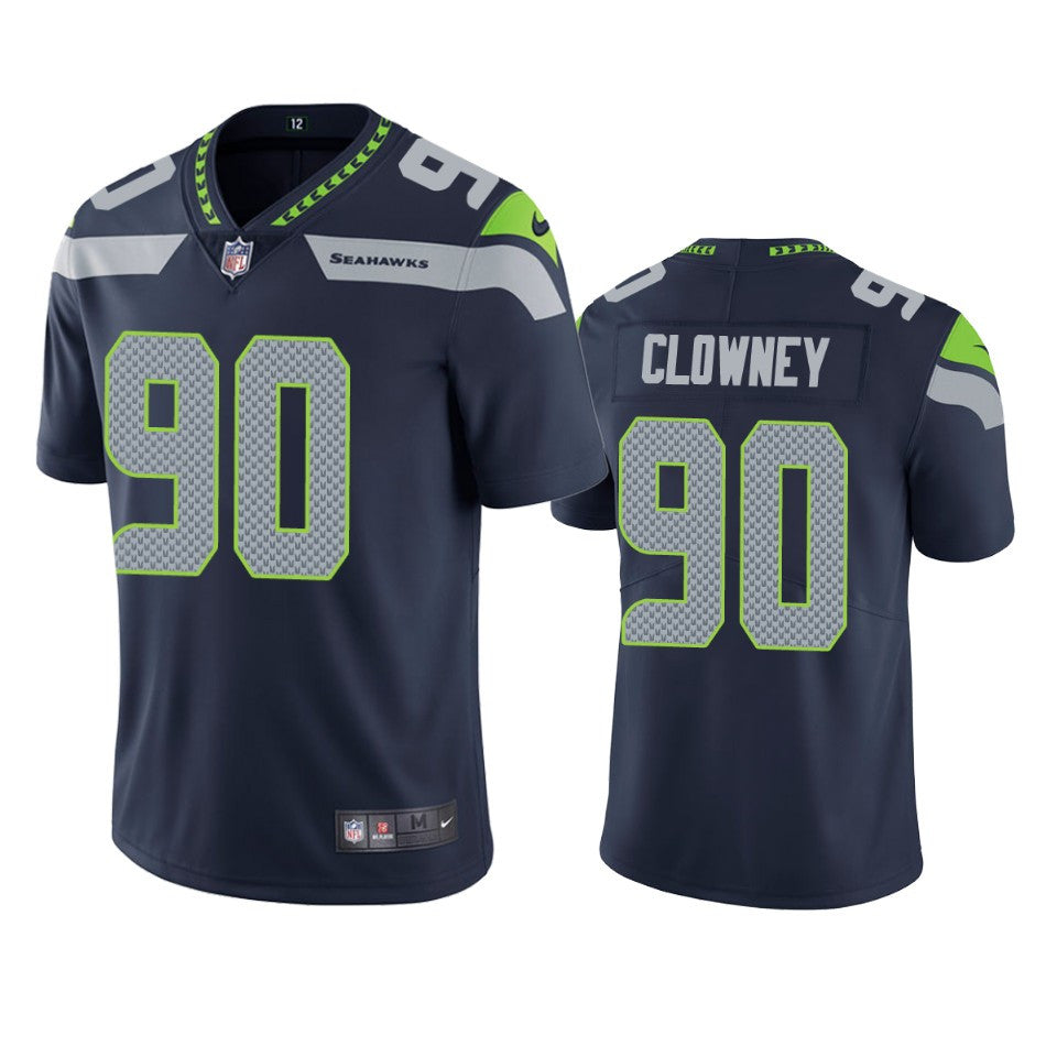 Jadeveon Clowney Seattle Seahawks navy Vapor jersey