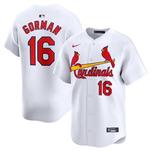 Nolan Gorman St. Louis Cardinals white Limited jersey
