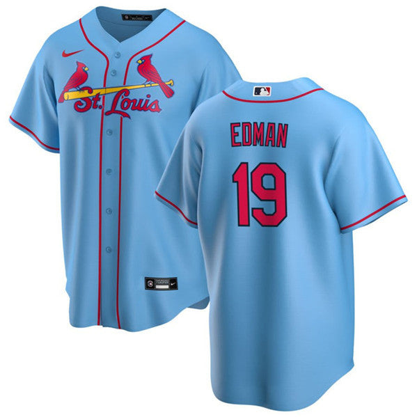 Tommy Edman St. Louis Cardinals blue jersey