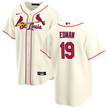 Tommy Edman St. Louis Cardinals cream jersey