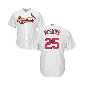Mark McGwire St. Louis Cardinals white jersey