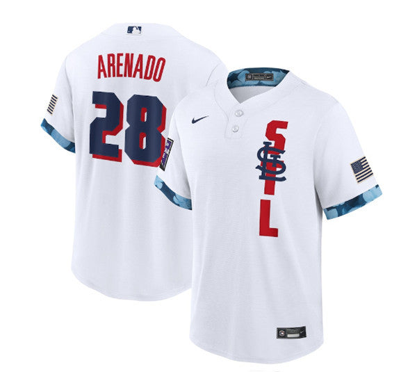 Nolan Arenado St. Louis Cardinals white All-Star jersey
