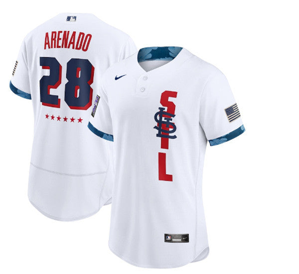 Nolan Arenado St. Louis Cardinals white All-Star jersey