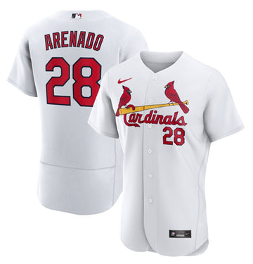 Nolan Arenado St. Louis Cardinals white jersey