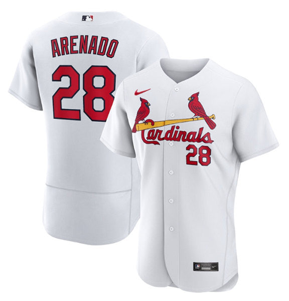 Nolan Arenado St. Louis Cardinals white jersey