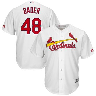 Harrison Bader St. Louis Cardinals white jersey