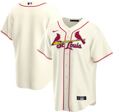 Custom St. Louis Cardinals cream jersey