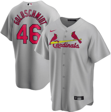 St. Louis Cardinals grey jersey