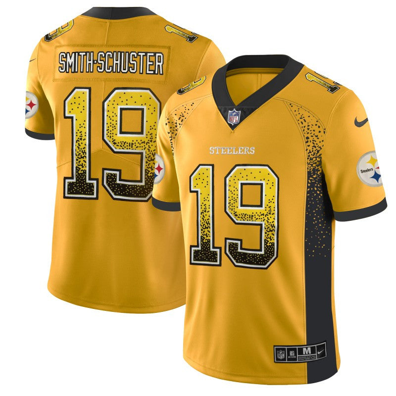 JuJu Smith-Schuster Pittsburgh Steelers gold Color Rush jersey