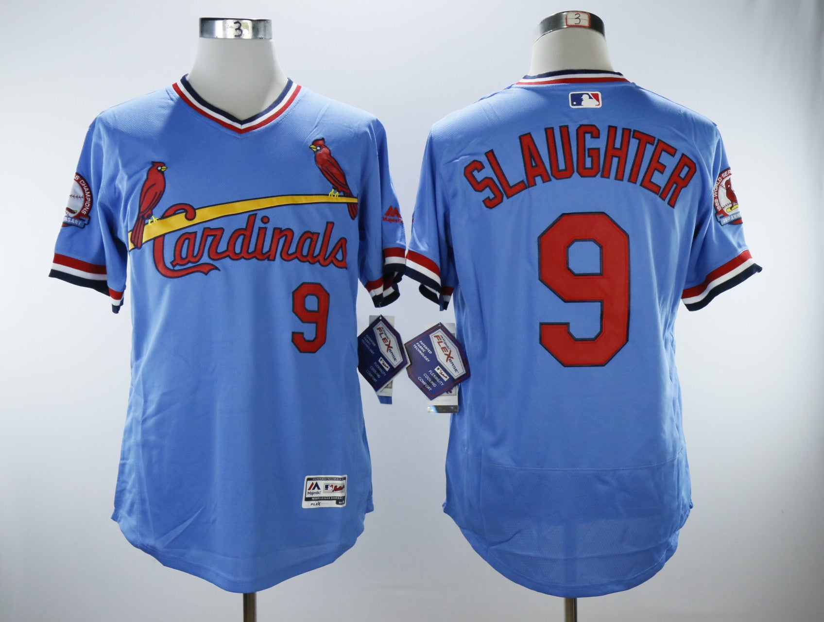 Enos Slaughter St. Louis Cardinals blue Cooperstown jersey