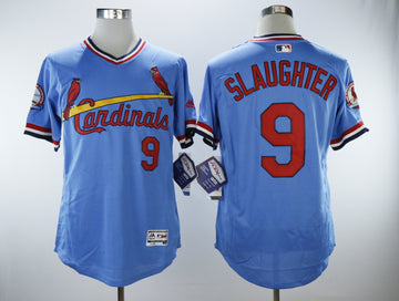Enos Slaughter St. Louis Cardinals blue Cooperstown jersey