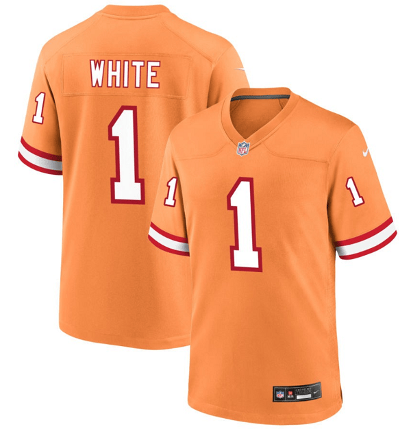 Rachaad White Tampa Bay Buccaneers orange Limited jersey