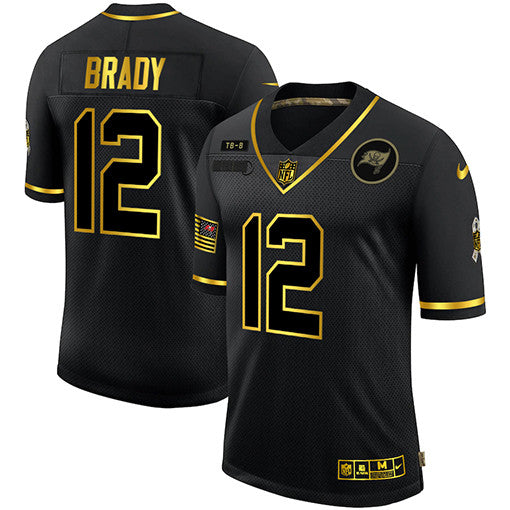 Tom Brady Tampa Bay Buccaneers black Salute To Service jersey