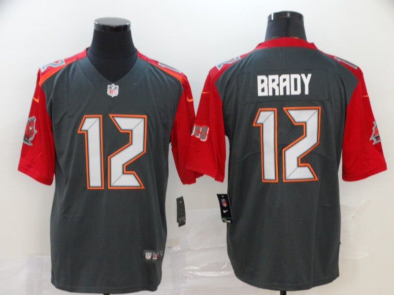 Tom Brady Tampa Bay Buccaneers grey Vapor jersey