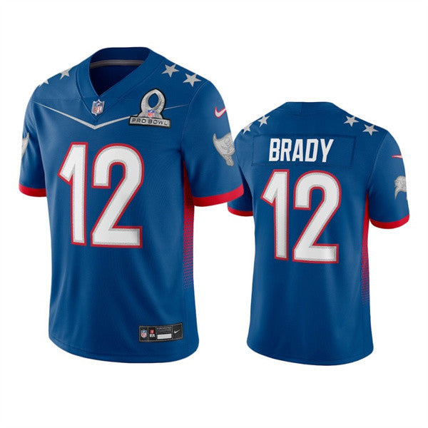 Tom Brady Tampa Bay Buccaneers royal jersey
