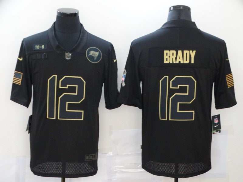 Tom Brady Tampa Bay Buccaneers black Salute To Service jersey