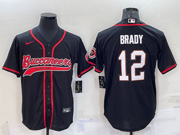 Tom Brady Tampa Bay Buccaneers black jersey