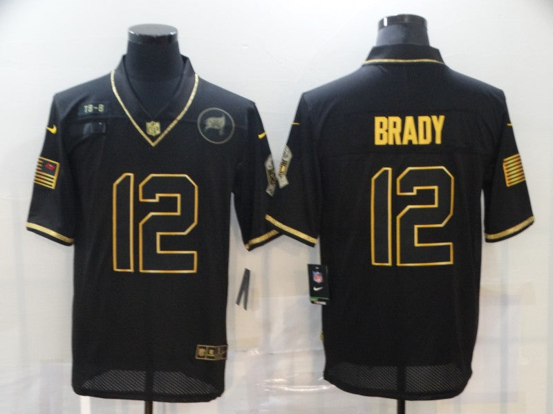 Tom Brady Tampa Bay Buccaneers black Salute To Service jersey
