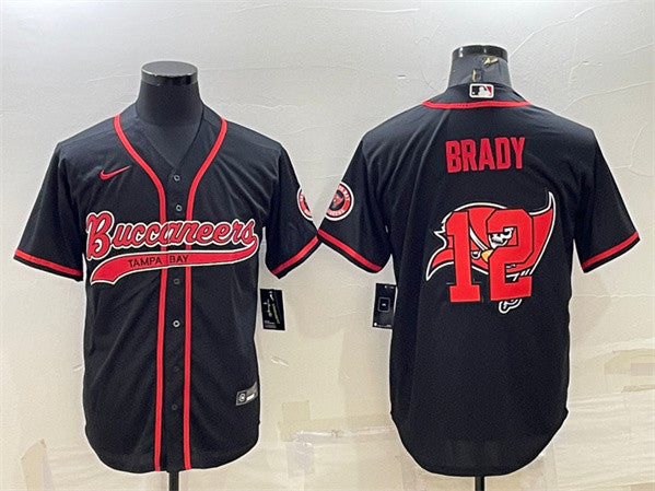 Tom Brady Tampa Bay Buccaneers black jersey